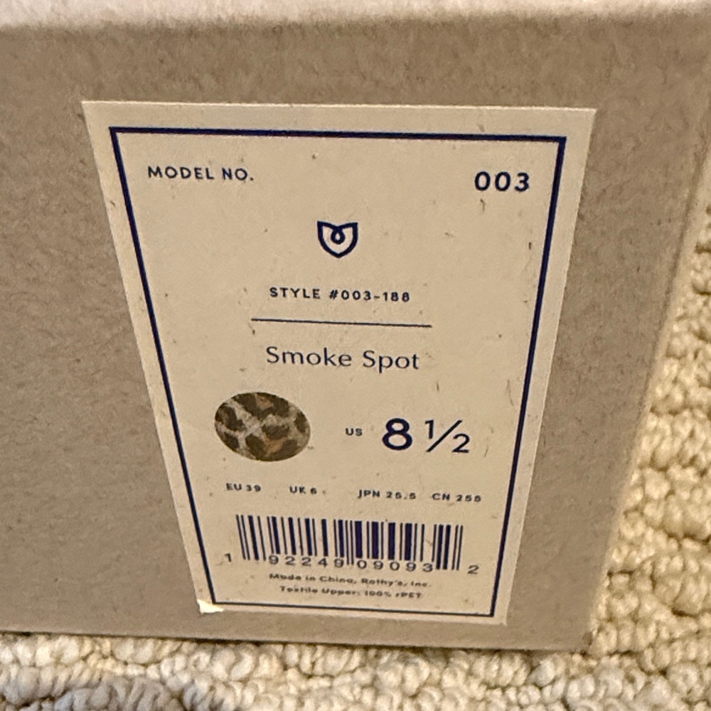 Rothy's Women's Smoke Spot Patterned Loafers - Picture 2 of 3